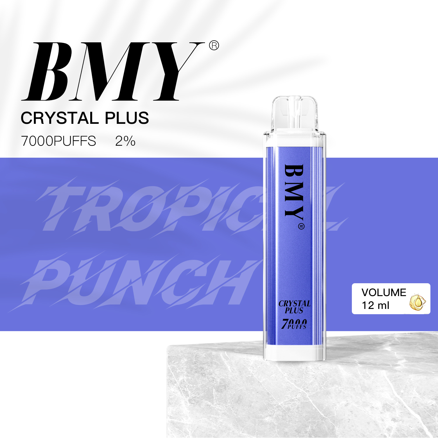 BMY Cristal Plus 7000 Puffs