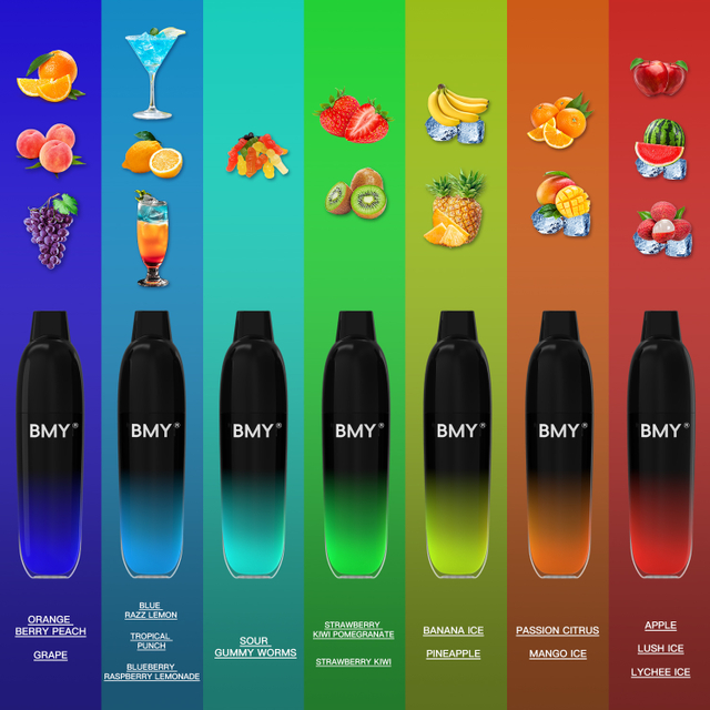 BMY AIR Pen Style OEM ODM cigarro eletrônico descartável oferece 6.000 baforadas com preço de atacado Dispositivo Vaping 15 Flavorsin Popular Estoque Aproveite