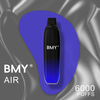 BMY AIR Pen Style OEM ODM cigarro eletrônico descartável oferece 6.000 baforadas com preço de atacado Dispositivo Vaping 15 Flavorsin Popular Estoque Aproveite